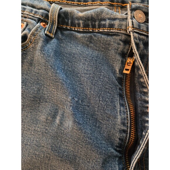 Levis 541 Straight Leg Jeans Sz 42x32 Light Wash Blue Denim - Picture 3 of 10